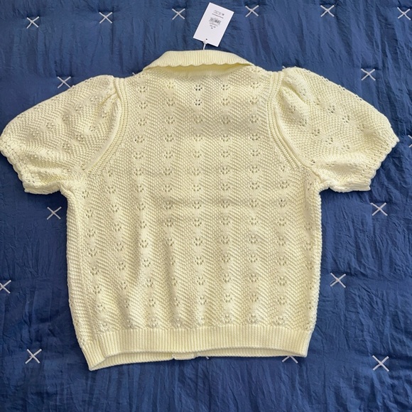 Free Assembly Women's Yellow Cardigan Sweater - Picture 7 of 10